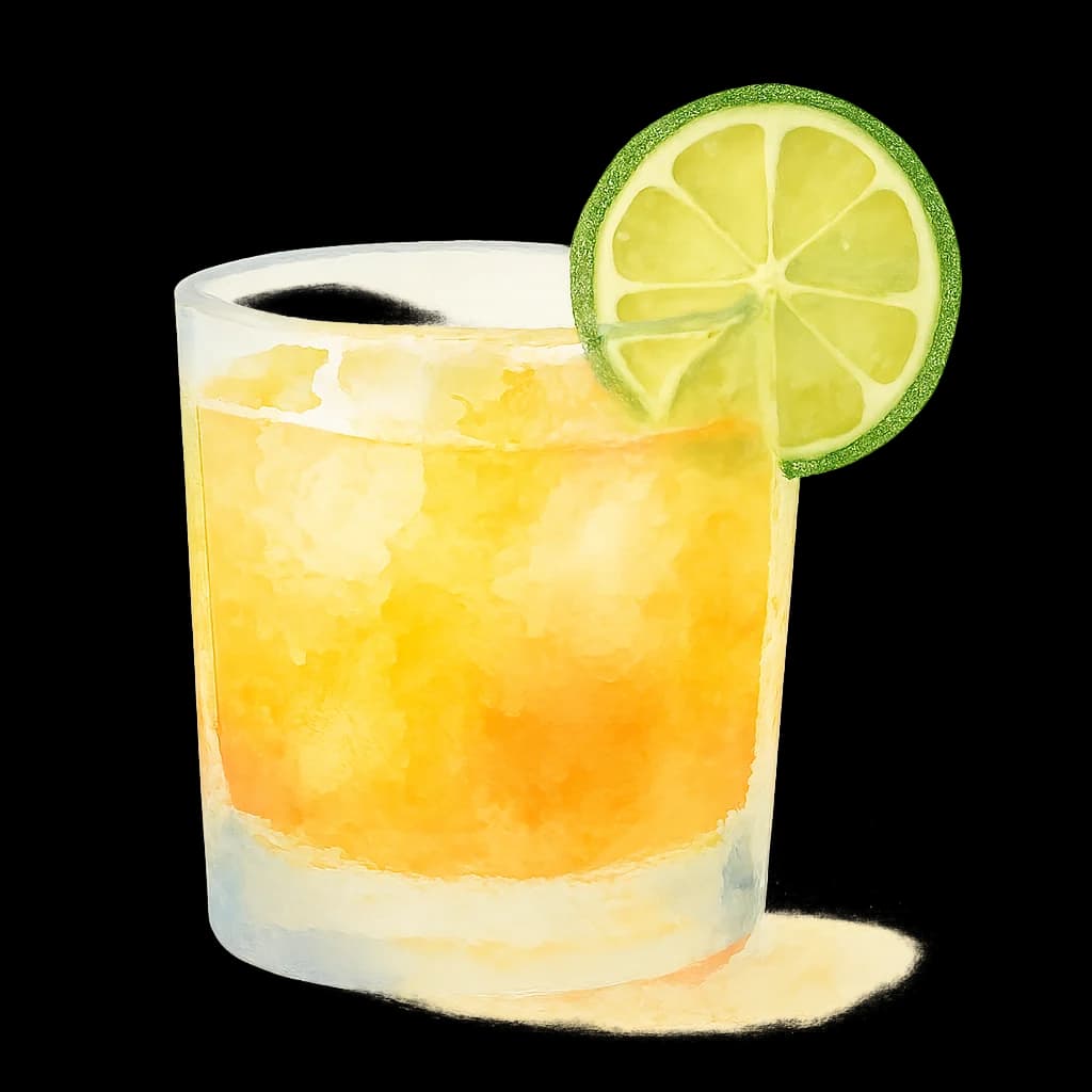 Illustration of Tommy's Margarita cocktail