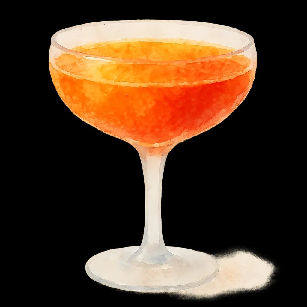 Illustration of Paper Plane cocktail