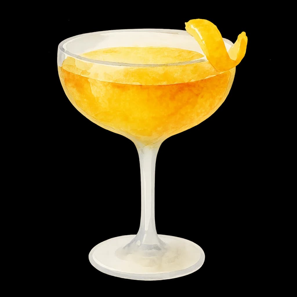 Illustration of Bijou cocktail