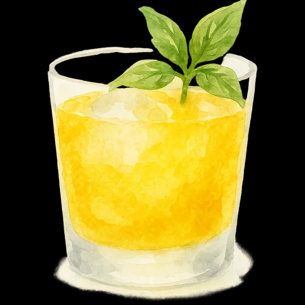 Bourbon Basil Smash