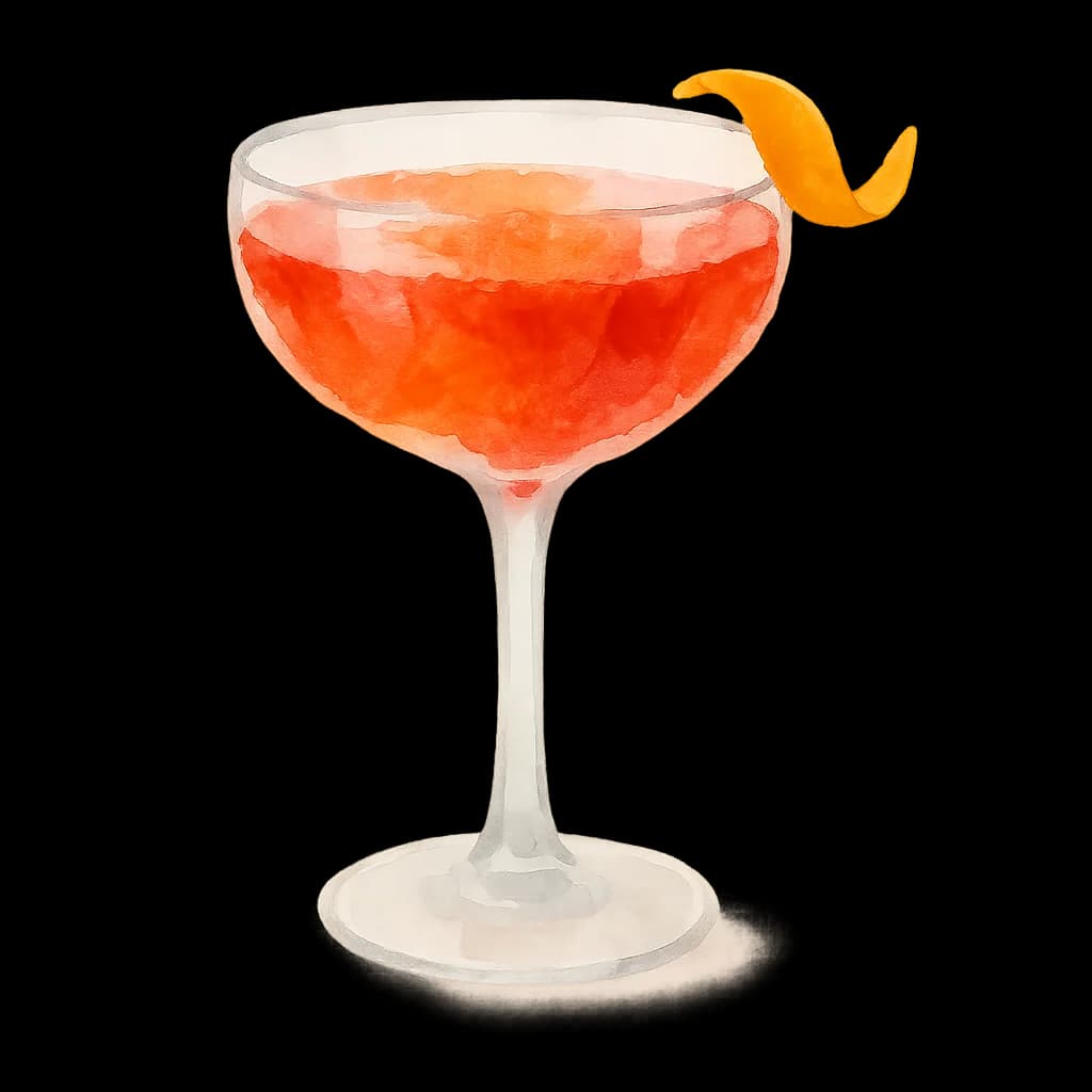 Illustration of Cardinale cocktail