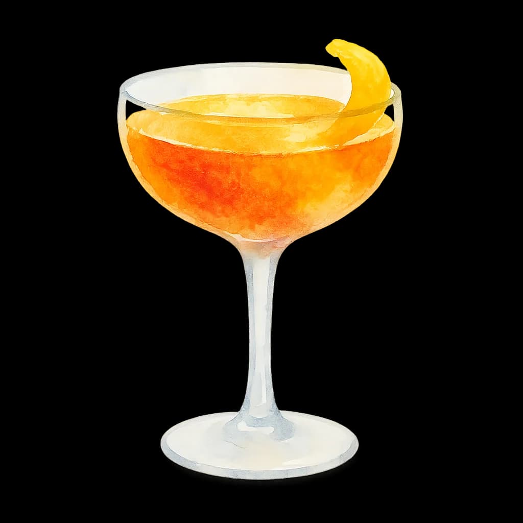 Illustration of Corpse Reviver #1 cocktail