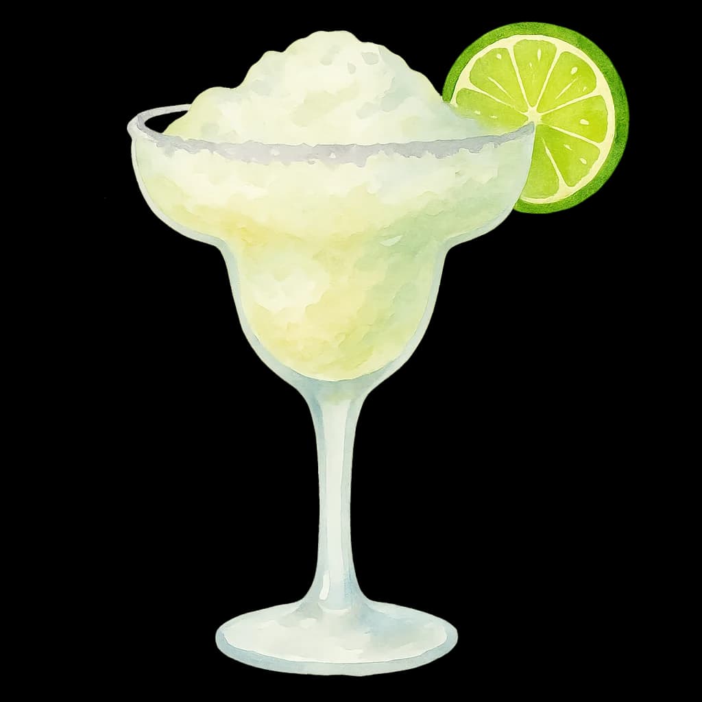 Illustration of Frozen Margarita cocktail