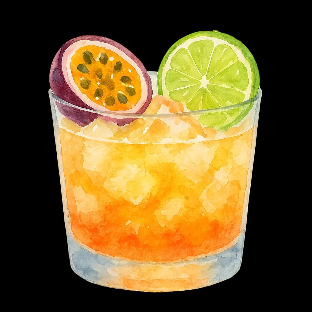 Passion Fruit Caipirinha