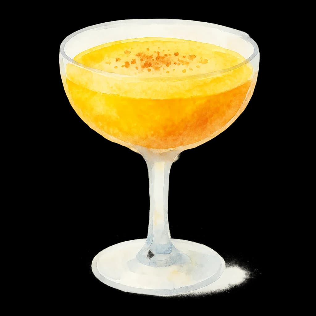 Illustration of Porto Flip cocktail