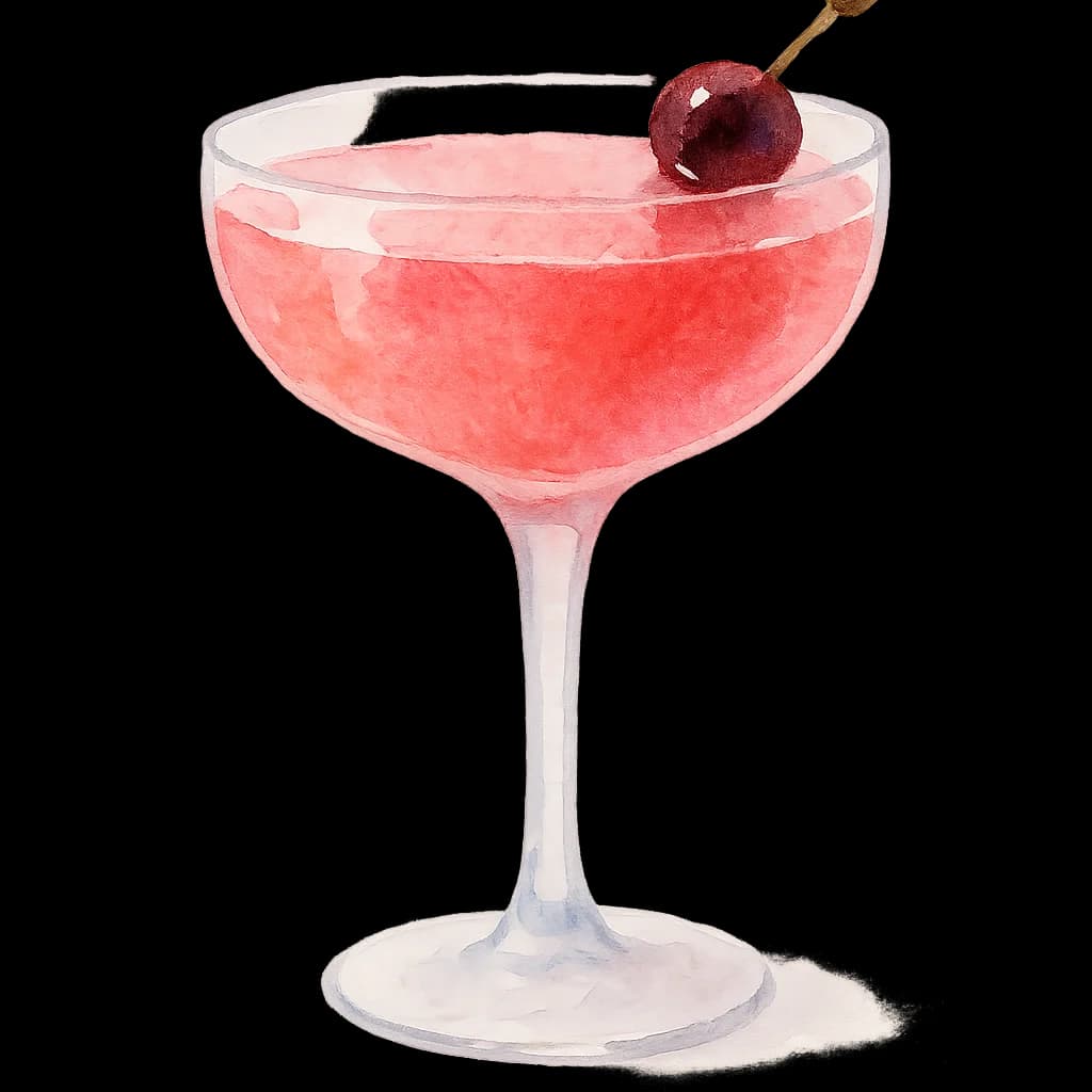Illustration of Rose Cocktail cocktail