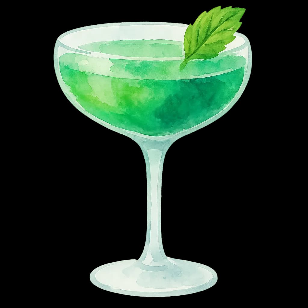 Illustration of Rumpletini cocktail