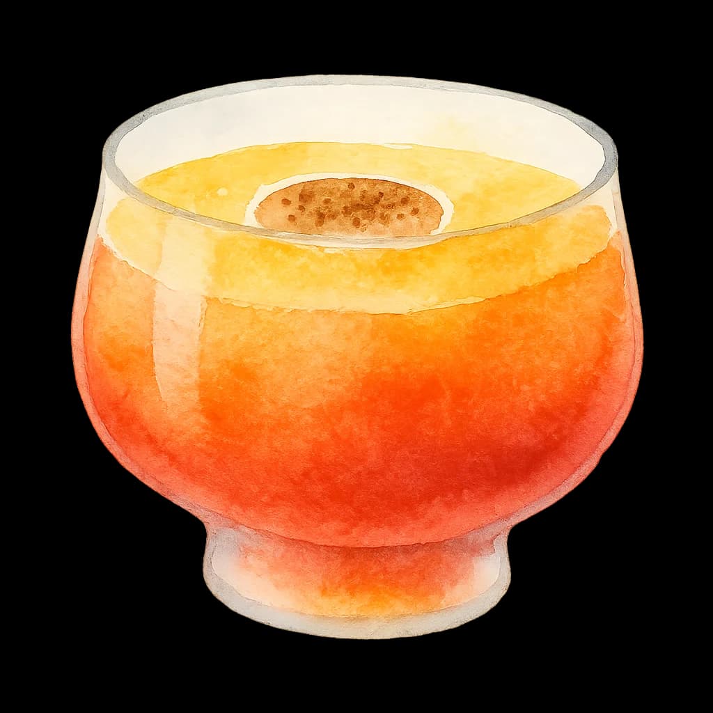 Illustration of Spiced Fruit Punch cocktail